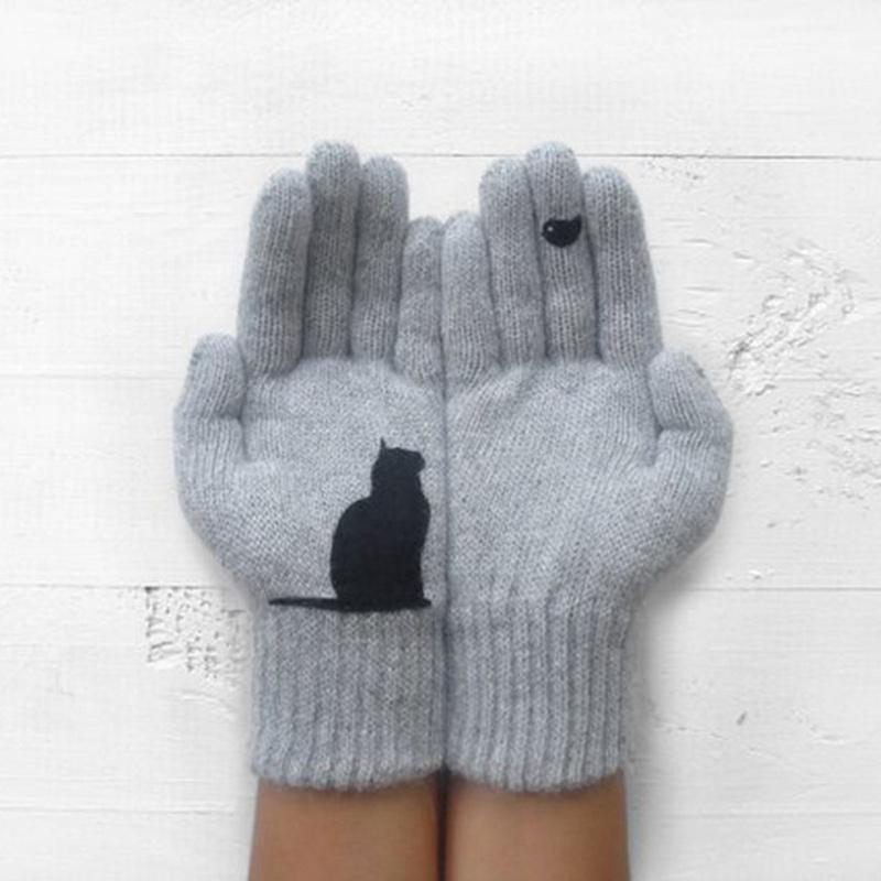Fun Cat Shaped Cotton Gloves