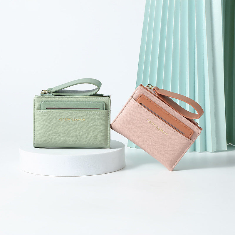 Practical Zip Around Wallet with Multiple Card Pockets