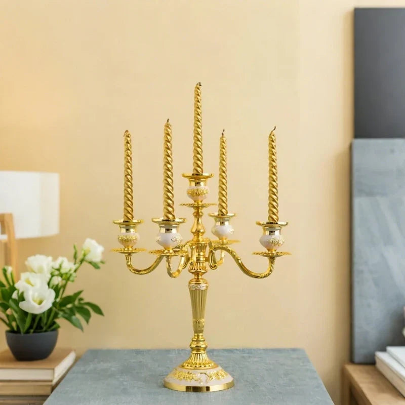 Luxury Gold Candle Holder