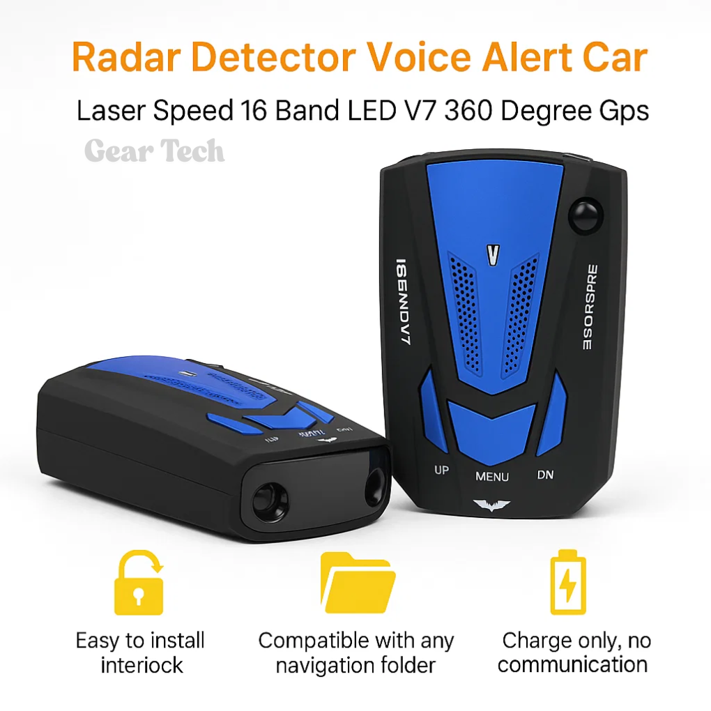 Advanced UK Speed Camera Detector with Long Range Alert