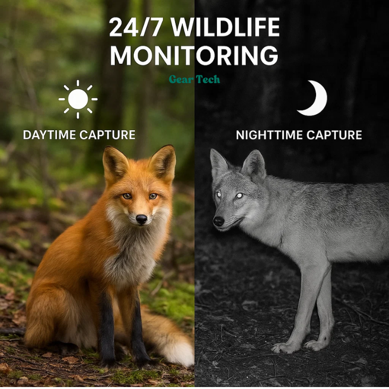 Motion Activated Night Vision Game Camera