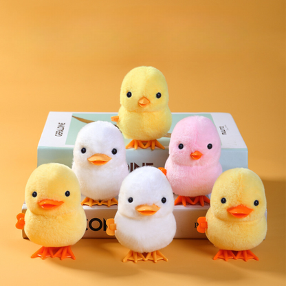 Cute Mechanical Chicken Figurine