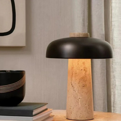Elegant Stone LED Desk Lamp