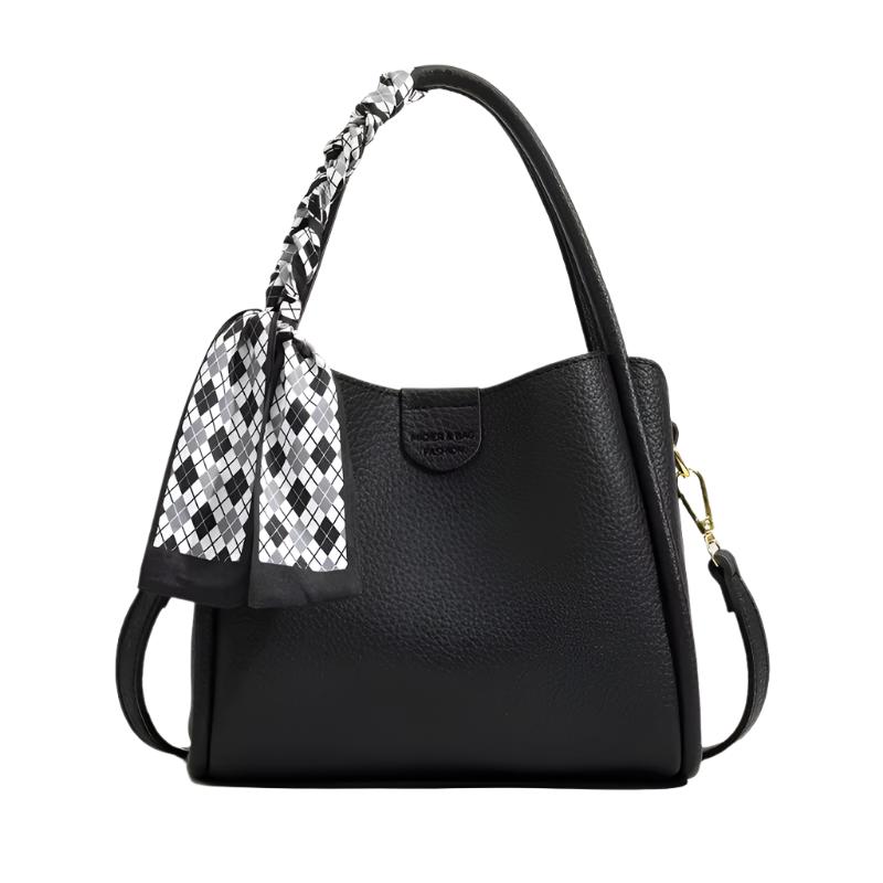 Fashionable Womens Crossbody Bag with Lychee Pattern