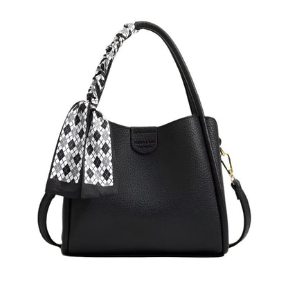 Fashionable Womens Crossbody Bag with Lychee Pattern