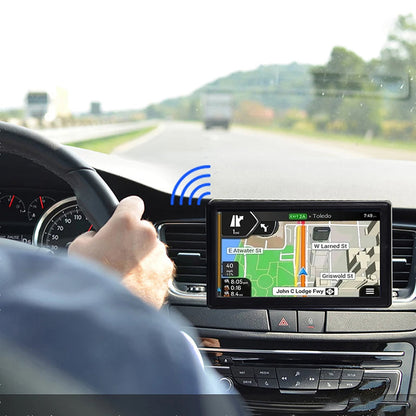 Easy Use 7 Inch GPS Navigator with Free Lifetime Maps