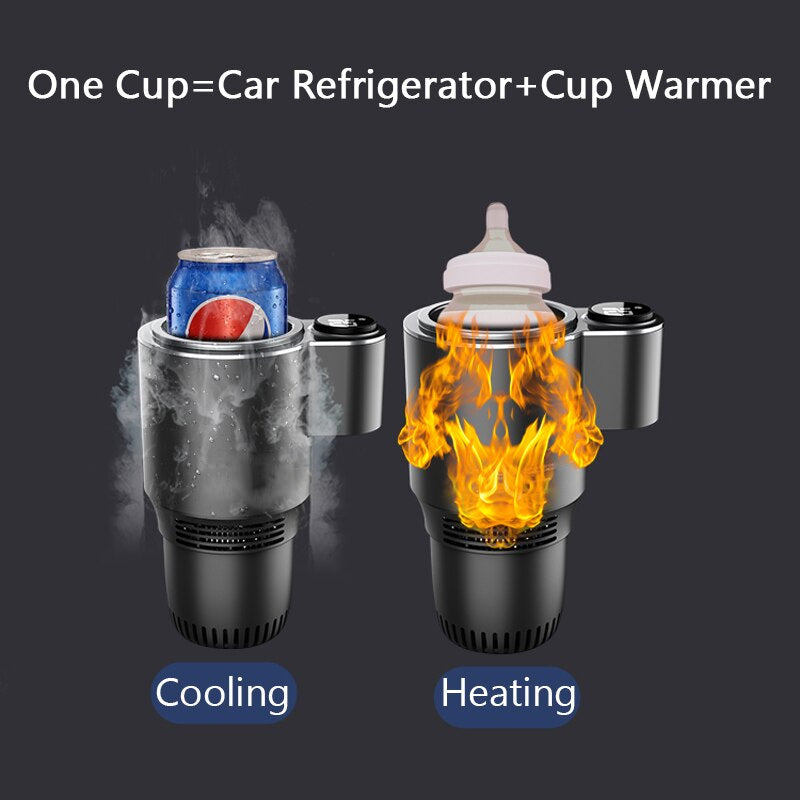 Heated Car Coffee Mug Holder and Cooler