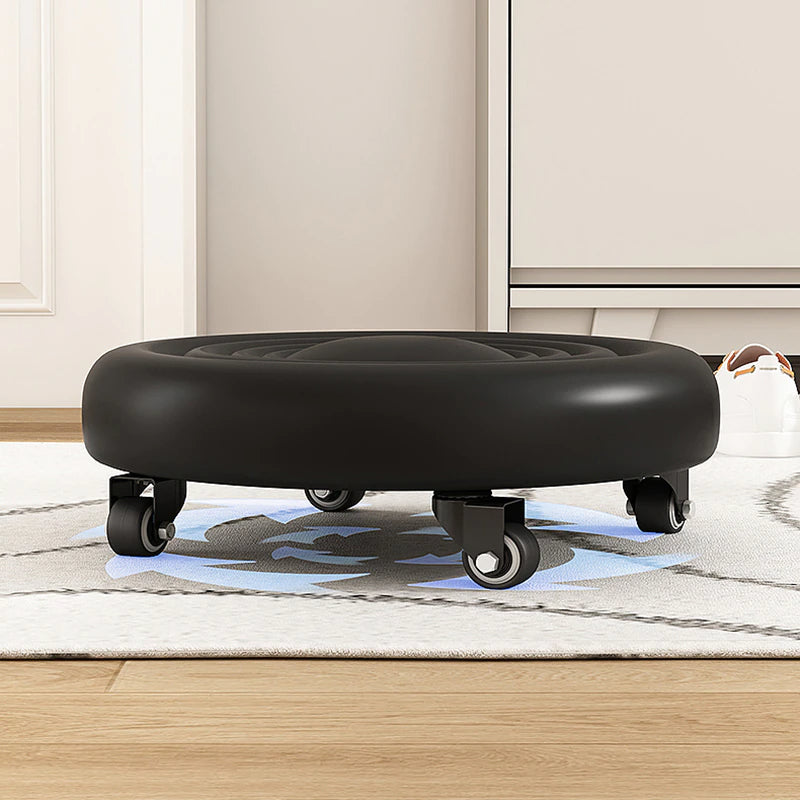 Fesara Portable Swivel Wheeled Office Stool