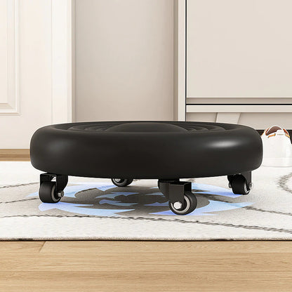Fesara Portable Swivel Wheeled Office Stool