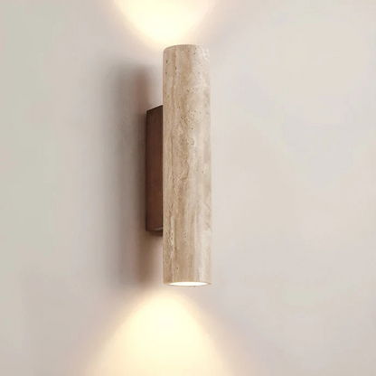 Modern LED Wall Light with Luxury Marble Effect - Fesara