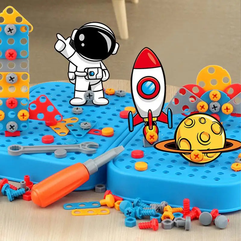 Kids 3D Wooden Toolbox Kit