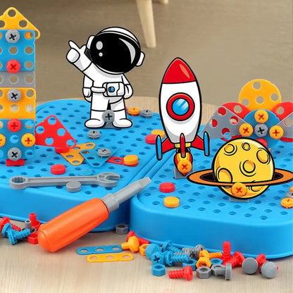 Kids 3D Wooden Toolbox Kit