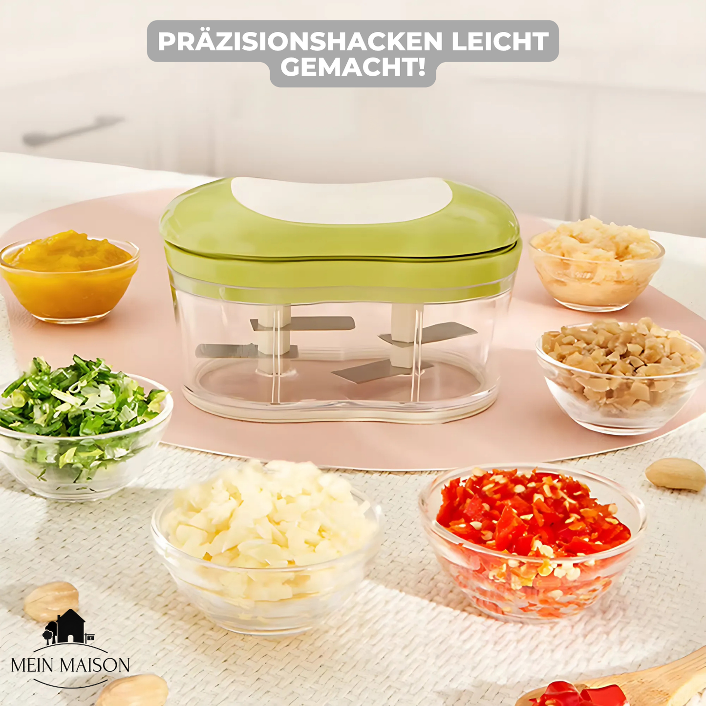 Easy Manual Food Chopper Set