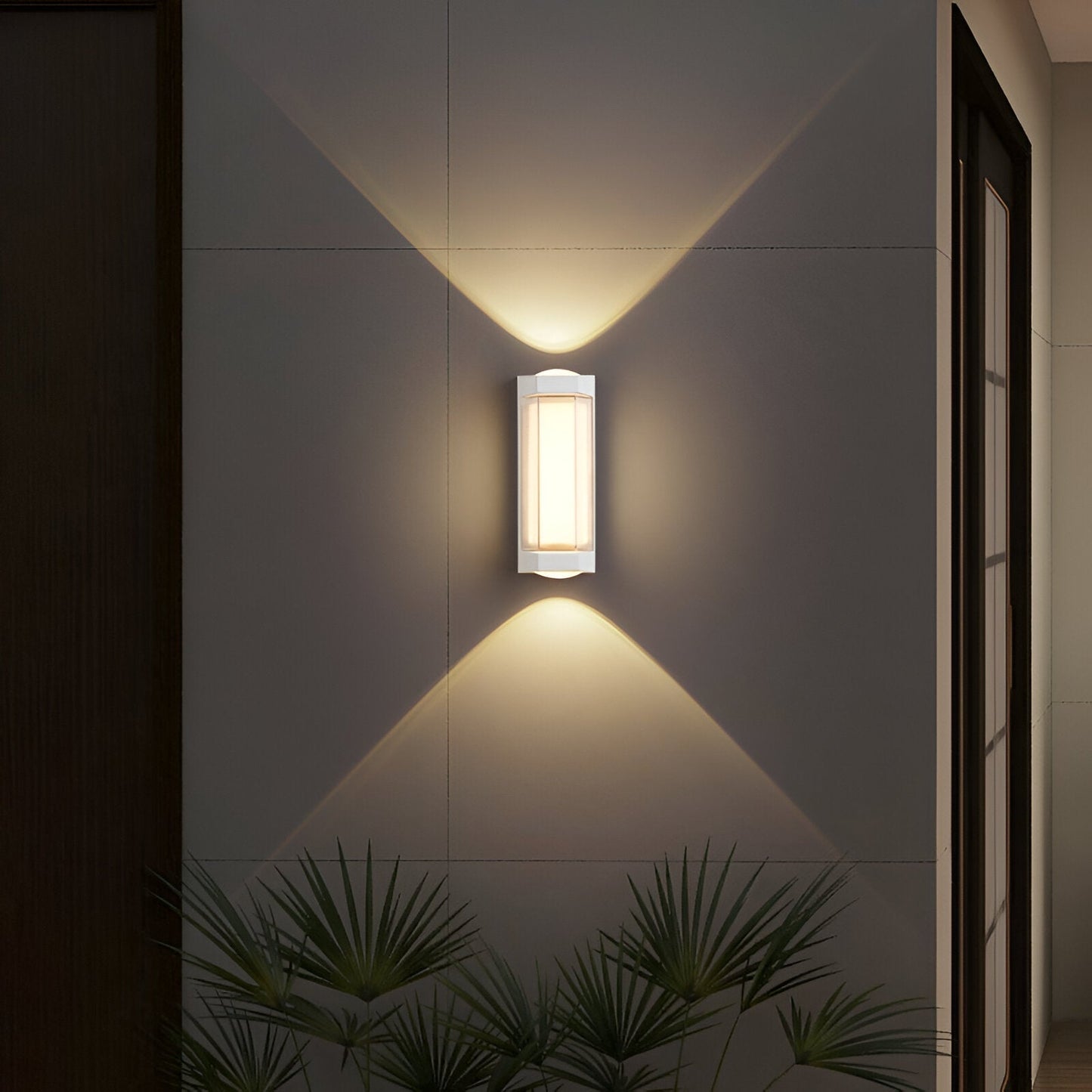 Simple Modern Outdoor LED Wall Sconce Light
