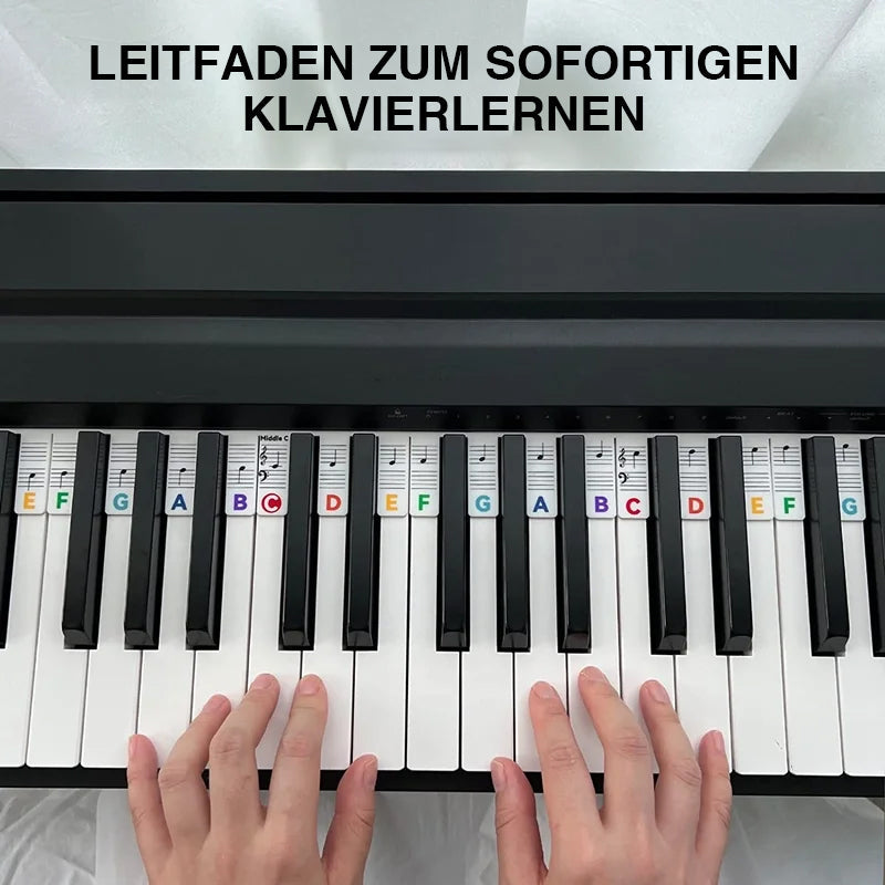 Reusable Piano Key Sticker Notes