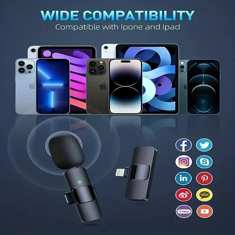 Easy to Use Wireless Lavalier Mic