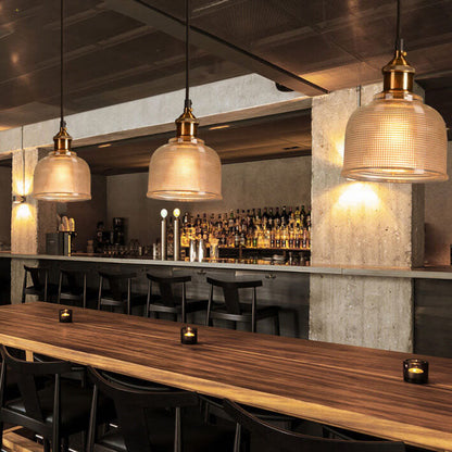 Classic Distressed Glass Pendant Light