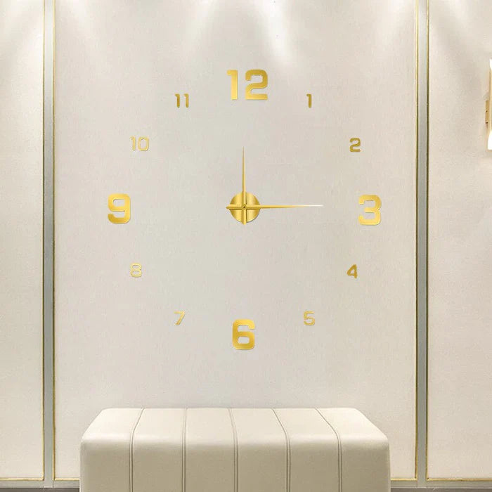 Quiet Large Wall Clock Classic Home Decor