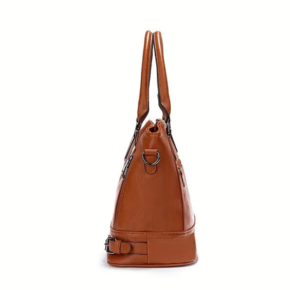Chic Retro PU Leather Crossbody Bag for Ladies