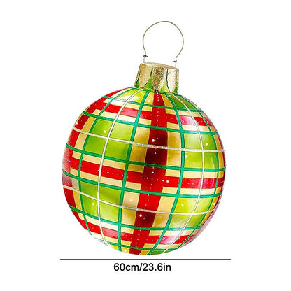 Festive Inflatable Holiday Outdoor Ball Decoration