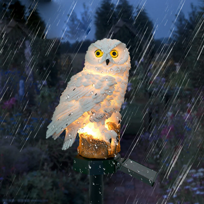 Outdoor Solar Powered Owl Garden Light