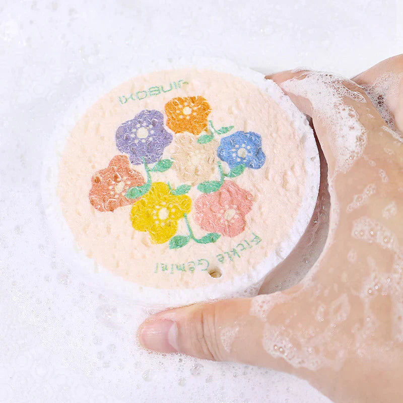 Colorful Floral Print Cotton Kitchen Towel