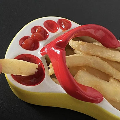 Colorful Ceramic Serving Dish Bowl