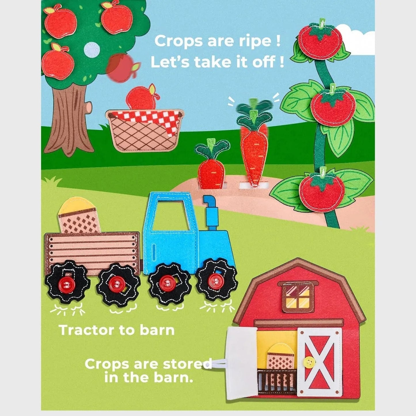 Fun Farm Animal Activity Book for Kids