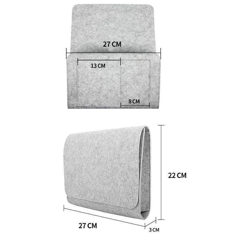 Stylish Hanging Storage Bag for Bed & Sofa