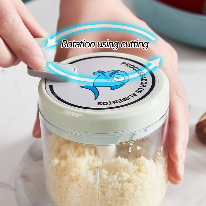 Compact Manual Quick Veggie Garlic Chopper