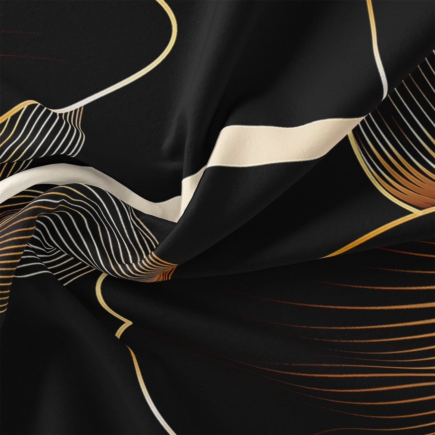 Luxury Black Gold Bedding Set