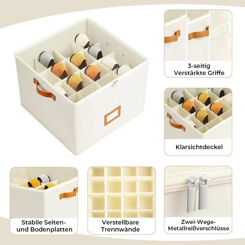 Fesara | Foldable Clear Top Shoe Storage Box