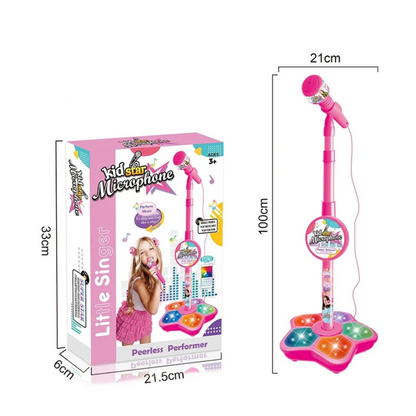 Fun Kids Microphone with Adjustable Music Stand - Fesara