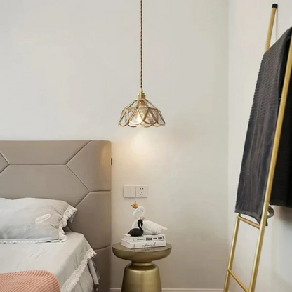 Colorful Stained Glass Pendant Light Fixture