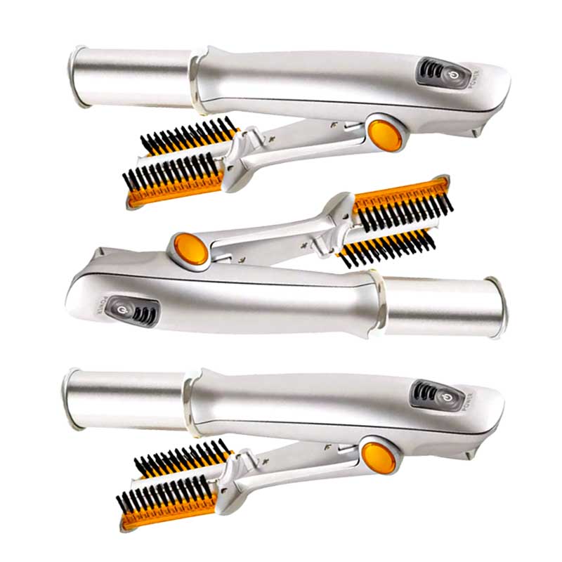 Dual Function Rotating Styling Iron Brush