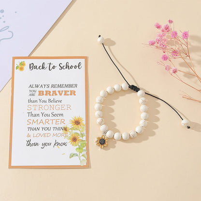 Yellow Flower Student Bracelet