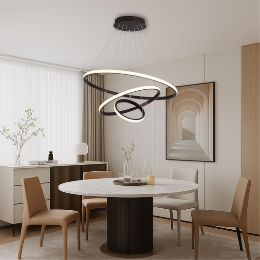 Elegant 3 Tier Crystal Chandelier - Fesara