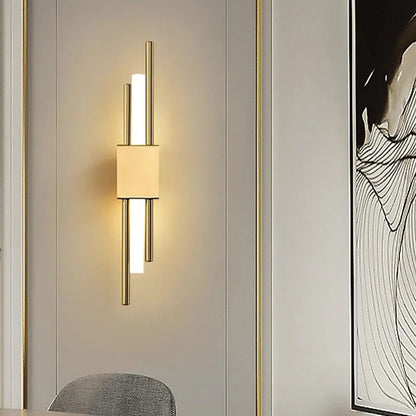 Luxury Black Gold LED Wall Light