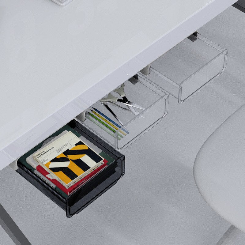 Clear Adhesive Desk Drawer Organizer
