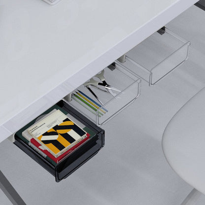 Clear Adhesive Desk Drawer Organizer