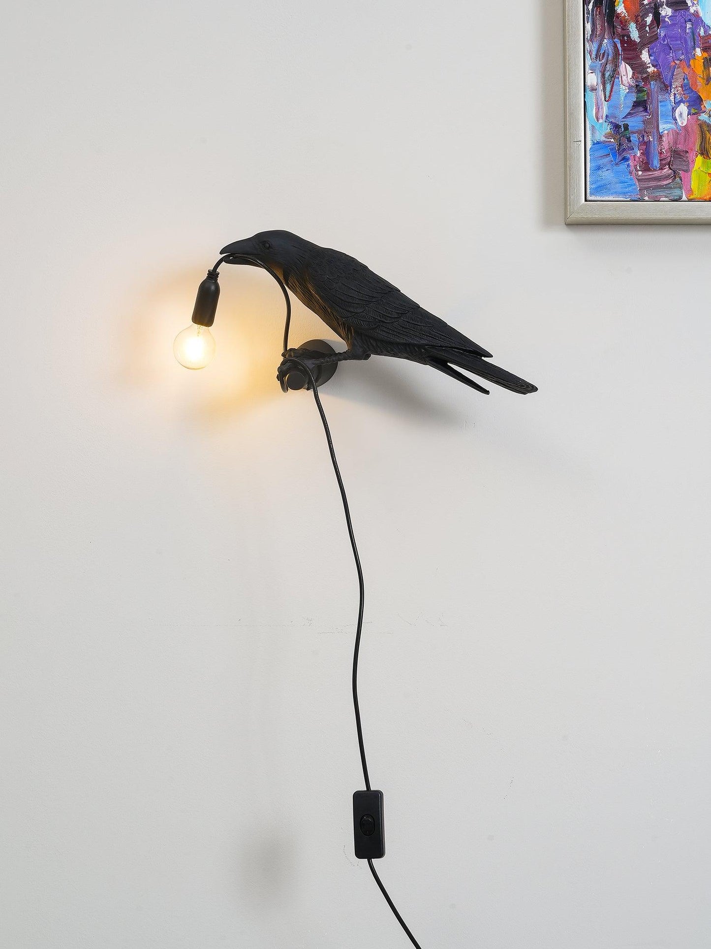Nature Inspired Bird Shaped Wall Lamp - Fesara