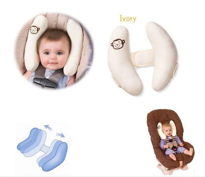 Comfy Kids Car Pillow - Soft Baby Head Support