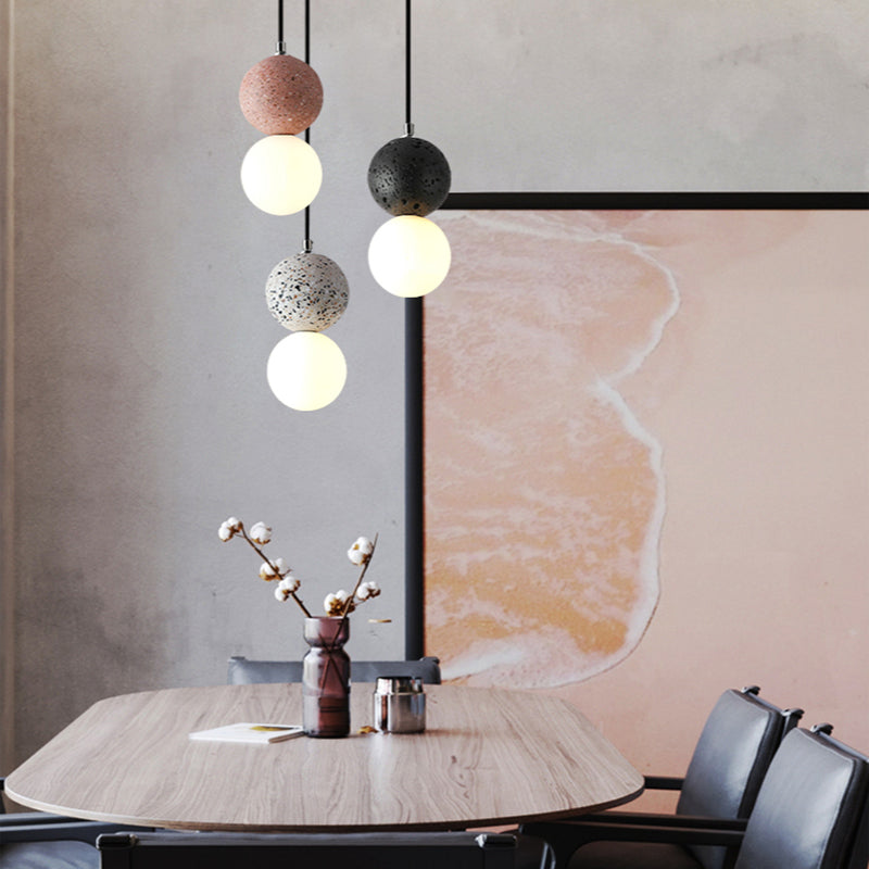 Modern Glow LED Pendant Light in Black and White