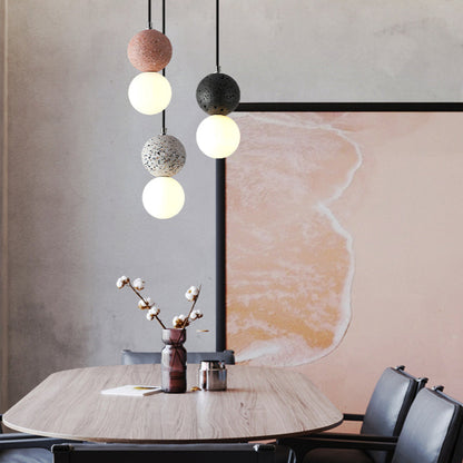 Modern Glow LED Pendant Light in Black and White