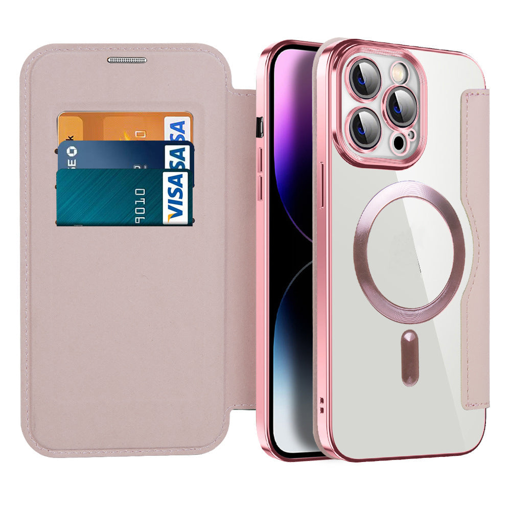 Slim Magnetic Flip Phone Case Cover