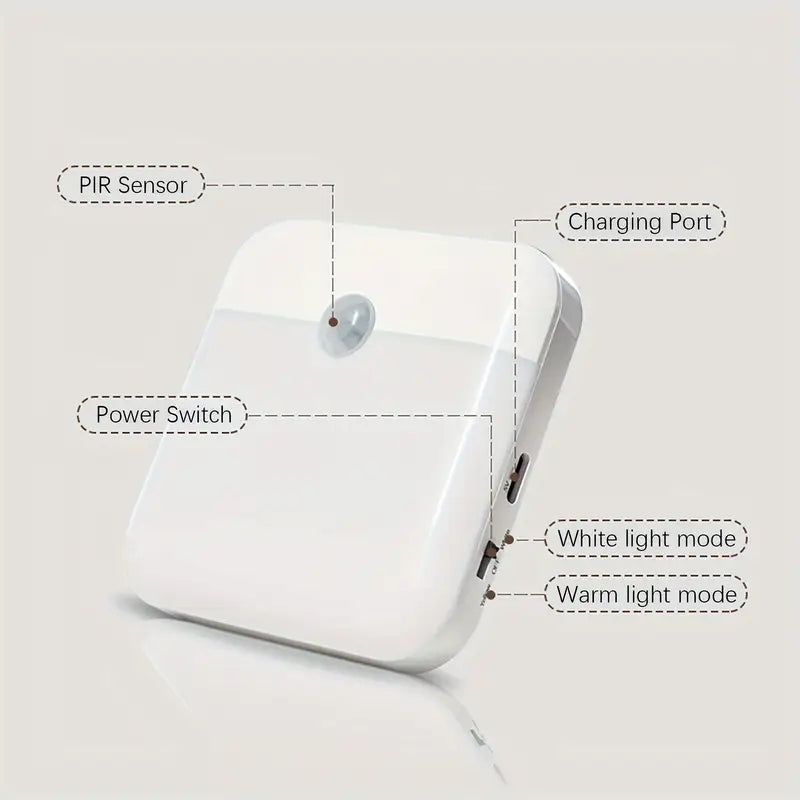 Smart USB Rechargeable Motion Night Lamp