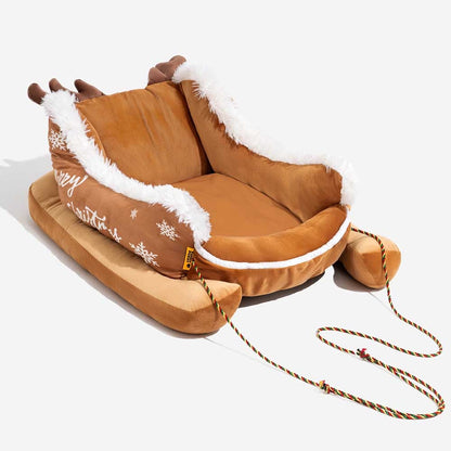 Warm Plush Dog Bed for Winter Nights