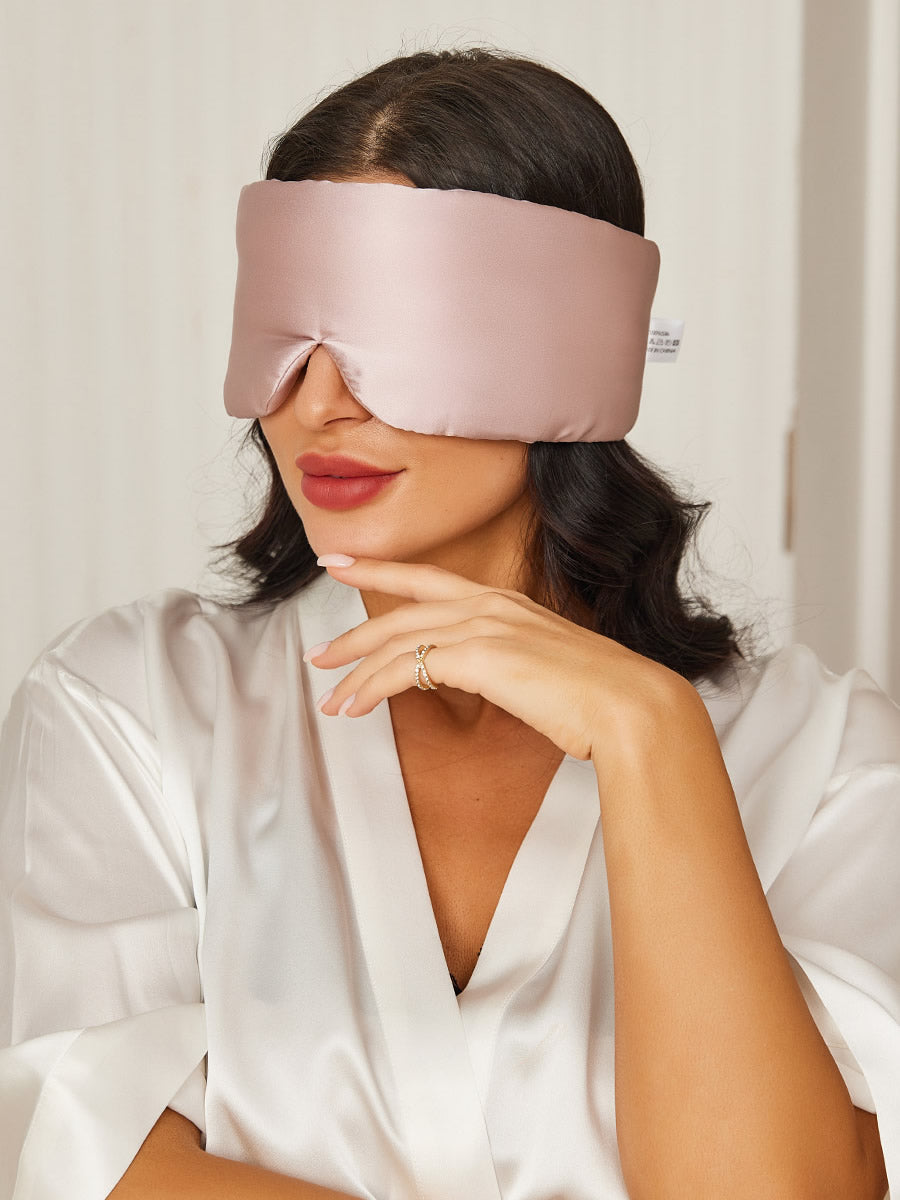 Soft Floral Silk Sleep Mask