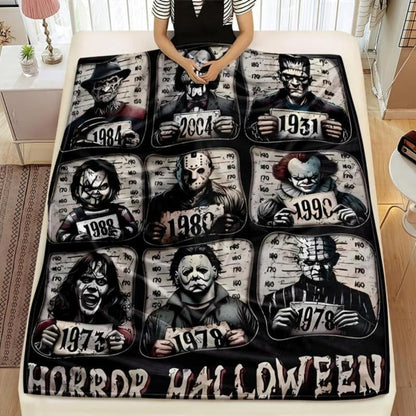 Cozy Spooky Movie Throw Blanket