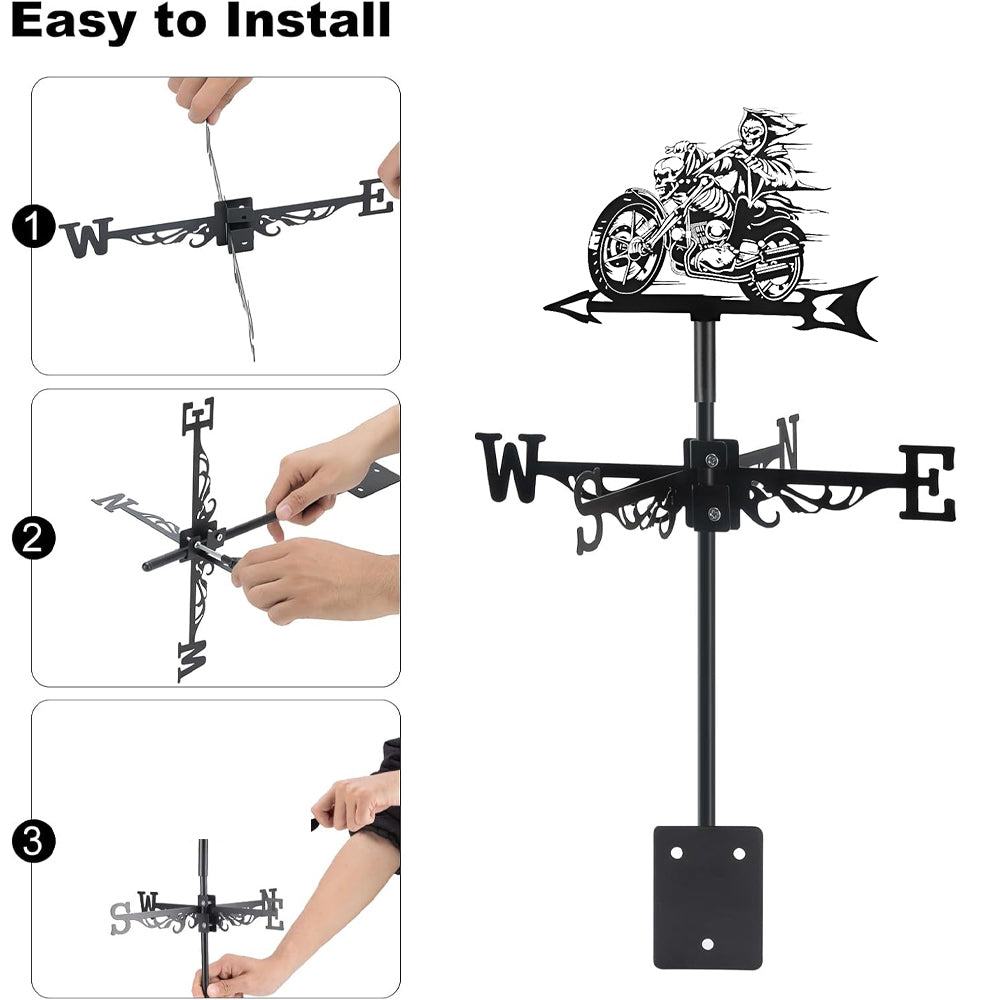 Tough Steel Garden Lamp